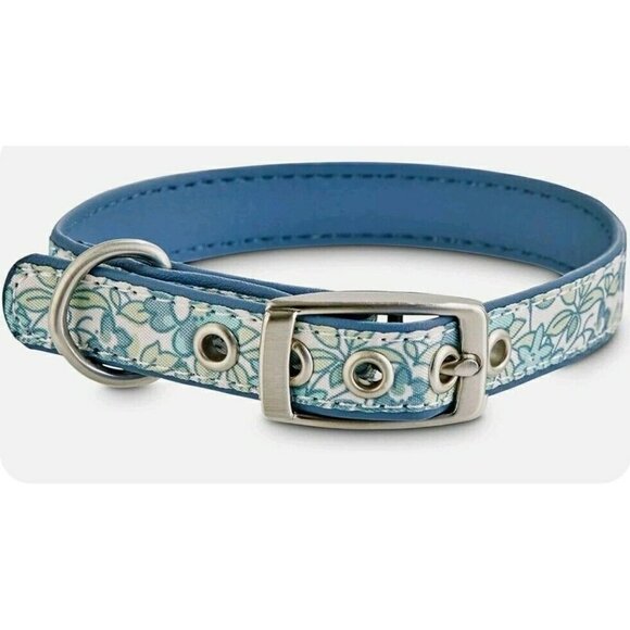 BOND & Co. Baby Blue Blossom Dog Collar, X-Small/Small - Picture 1 of 2